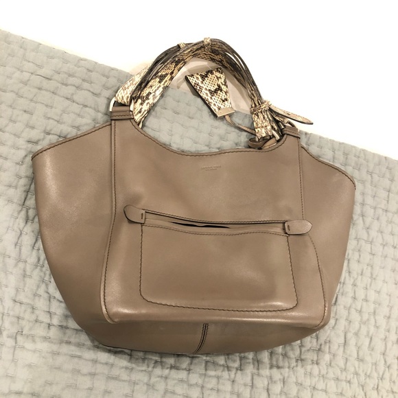 Michael Kors Collection Shoulder Bag with Python - Picture 3 of 9